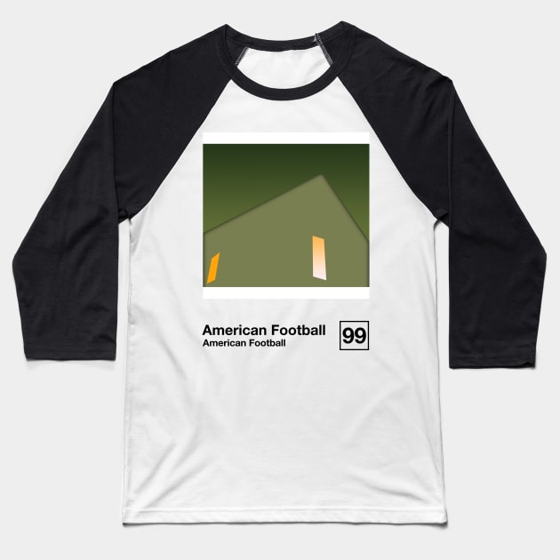 American Football / Minimalist Graphic Artwork Design Baseball T-Shirt by saudade